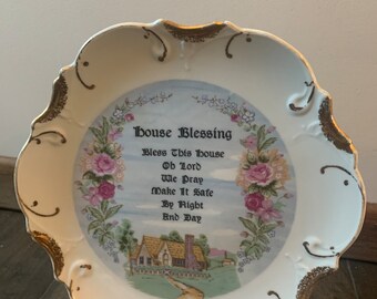 Vintage House Prayer plate