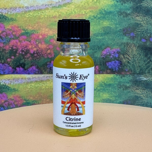 Sun's Eye "Citrine" Gem Scents Essential Oils Blend,