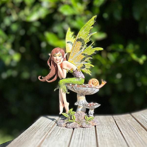 Whimsical Amy Brown "Thinking of You" Fairy, Enchanted Gift for Her, Collectible Faeries