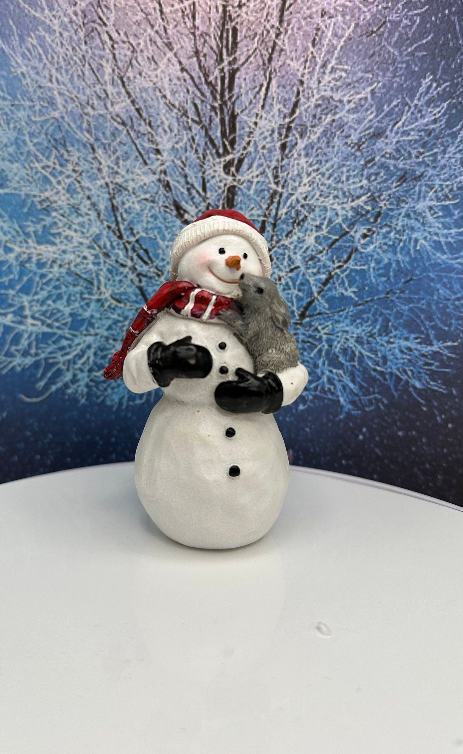 ONE Miniature Snowman, Christmas Miniatures, Dollhouse Miniatures, Fairy  Garden Accessories, Mini Snowman, Christmas Minis 