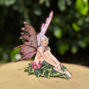 Amy Brown "Wish You Were Here" Collectible Faerie Figurine, Mother's Day Gift for Fairy Lover, Whimsical Home Decor, Pretty Pixie Statuette