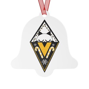 Yellow Christmas Cat Ornament