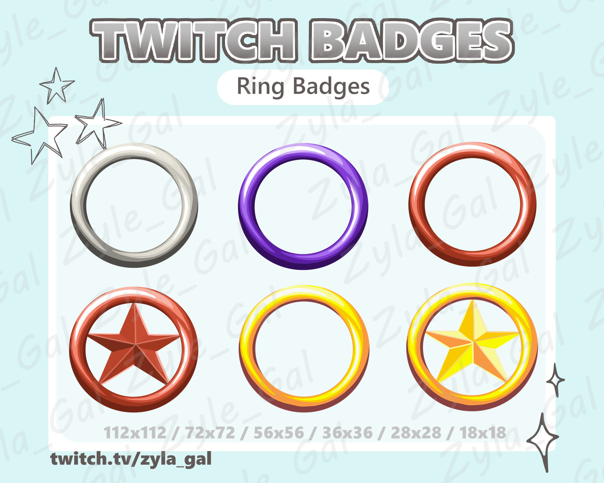 Sonic Chaos Emerald Twitch SUB/BIT Badges Cheer Badge Emote 