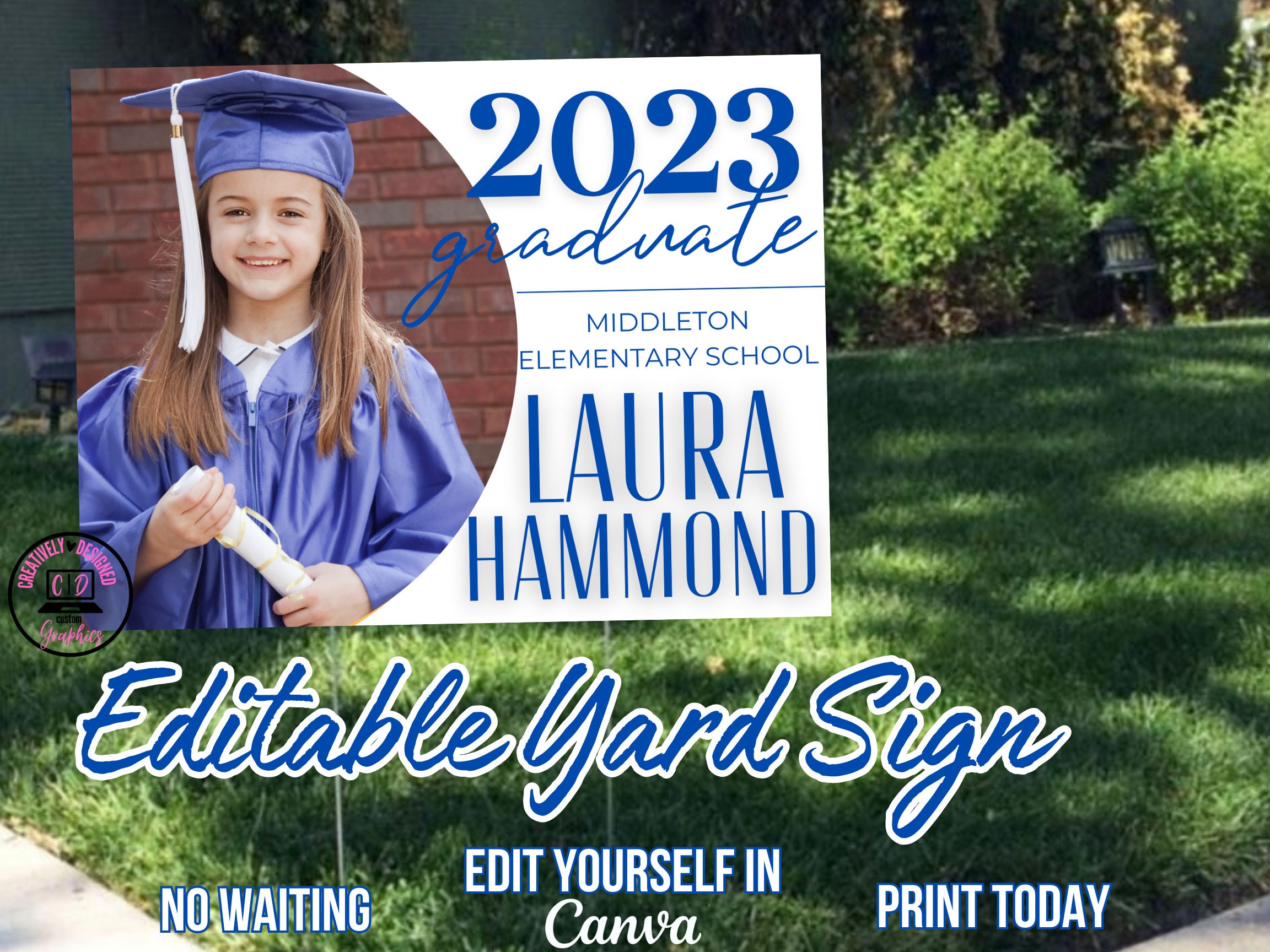 Class of 2023 Senior Yard Sign, Graduation Yard Sign, Custom Yard Sign