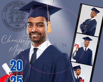 5 Classic Graduation Magazine Covers,grad Invitation, Grad Announcement,canva template, Graduation Printable,Instant Template,class of 2026