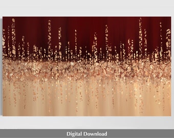 Burgundy Wall Art - Etsy
