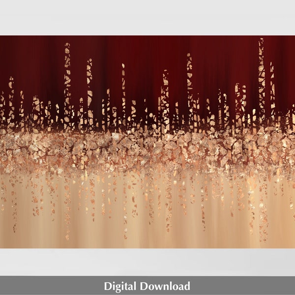 Burgundy Wall Art - Etsy