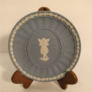 Wedgwood Jasperware Fluted Cherub Plate