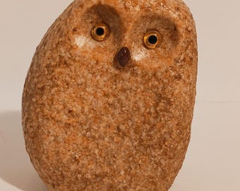 MCM MY Hand Made In Japan Resin Owl