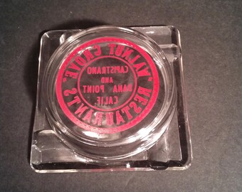 Ashtray -- Square -- Walnut Grove Restaurant, California
