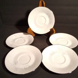 Noritake Saucers - Pattern Virtue #2934 - 5 pc
