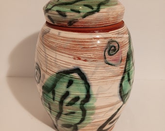 Zeorlin Designs ginger Jar - Hand Made Art Pottery