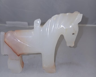 Carved Stone Horse