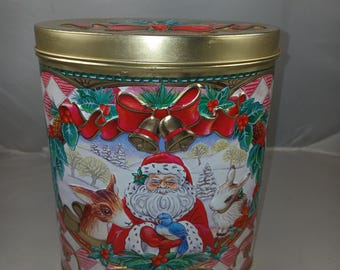 Harry London Christmas 2000 Santa Tin