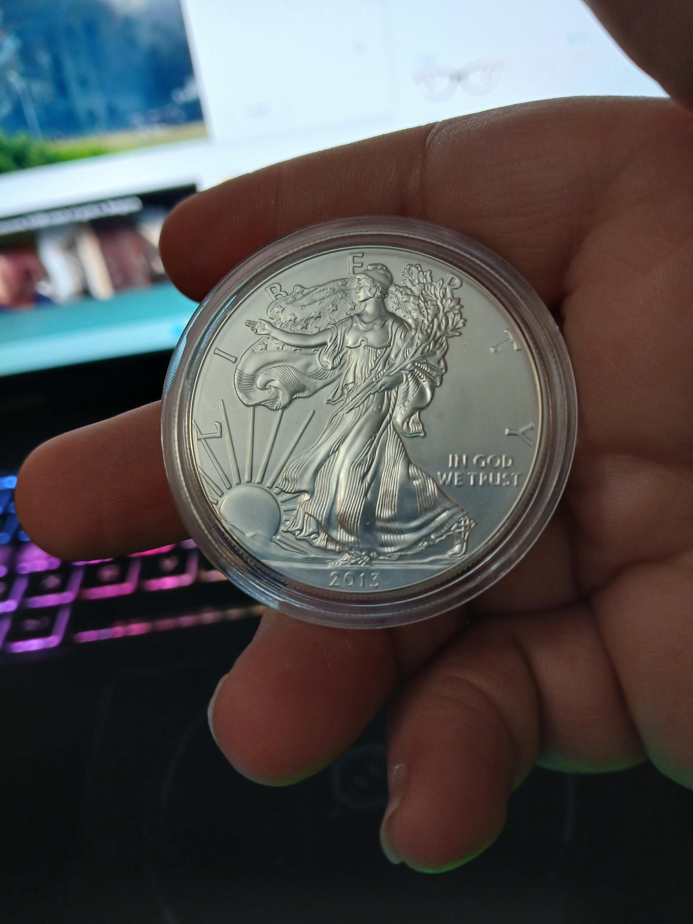 American Silver Eagle Coin 1oz - Etsy