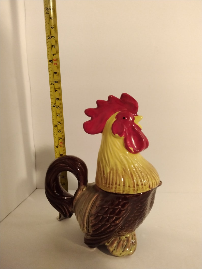 Vintage Rooster Sugar and Creamer Set Etsy
