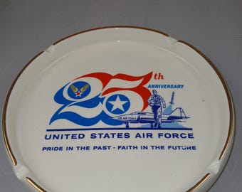 25th Anniversary Of The United States Airforce (USAF) Ashtray