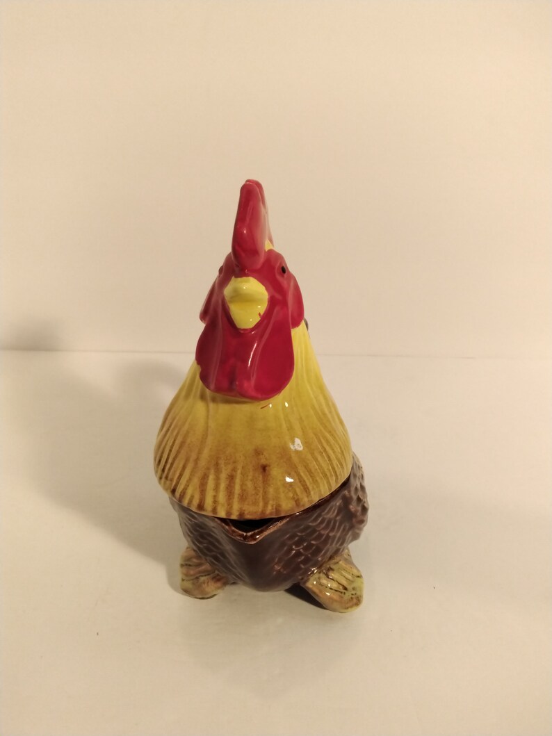 Vintage Rooster Sugar and Creamer Set Etsy