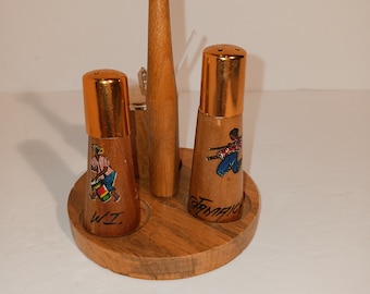 MCM Salt/Pepper/Sugar Carousel From Jamaica