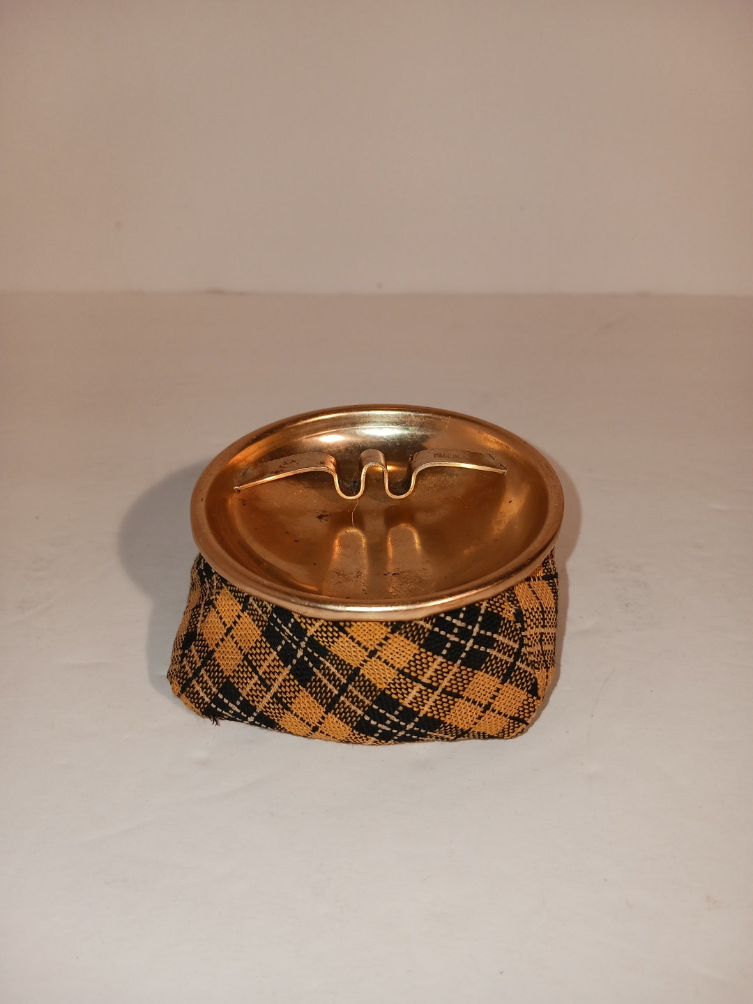 Vintage Metal Bean Bag Ashtray Made in Japan Etsy