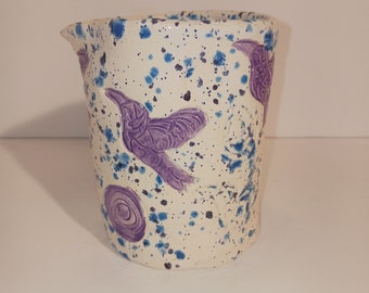 Art Pottery Vase -- Signed M H