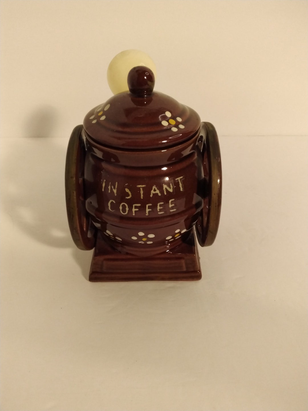 Wonderfully Retro Instant Coffee Canister Kitchen King Japan Etsy