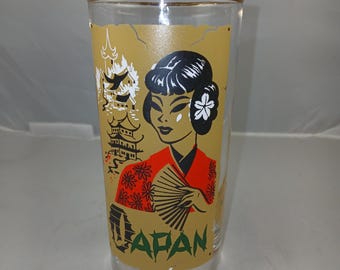 Vintage Around the World Coca Cola Glass - Japan - Etsy