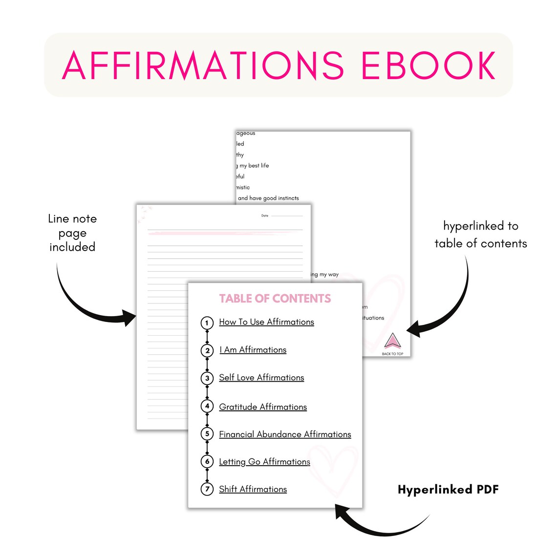 Daily Affirmations Printable | Affirmations Ebook Printable | Digital ...