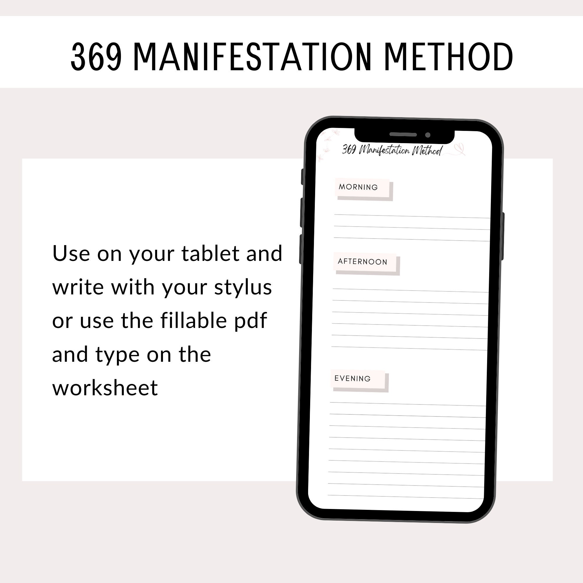 369 Method | 369 Manifestation Journal | 369 Manifestation Method | Law ...