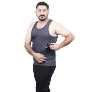 Overt Men&#39;s Workout Jogger Pant with zips for Easy Injection Access