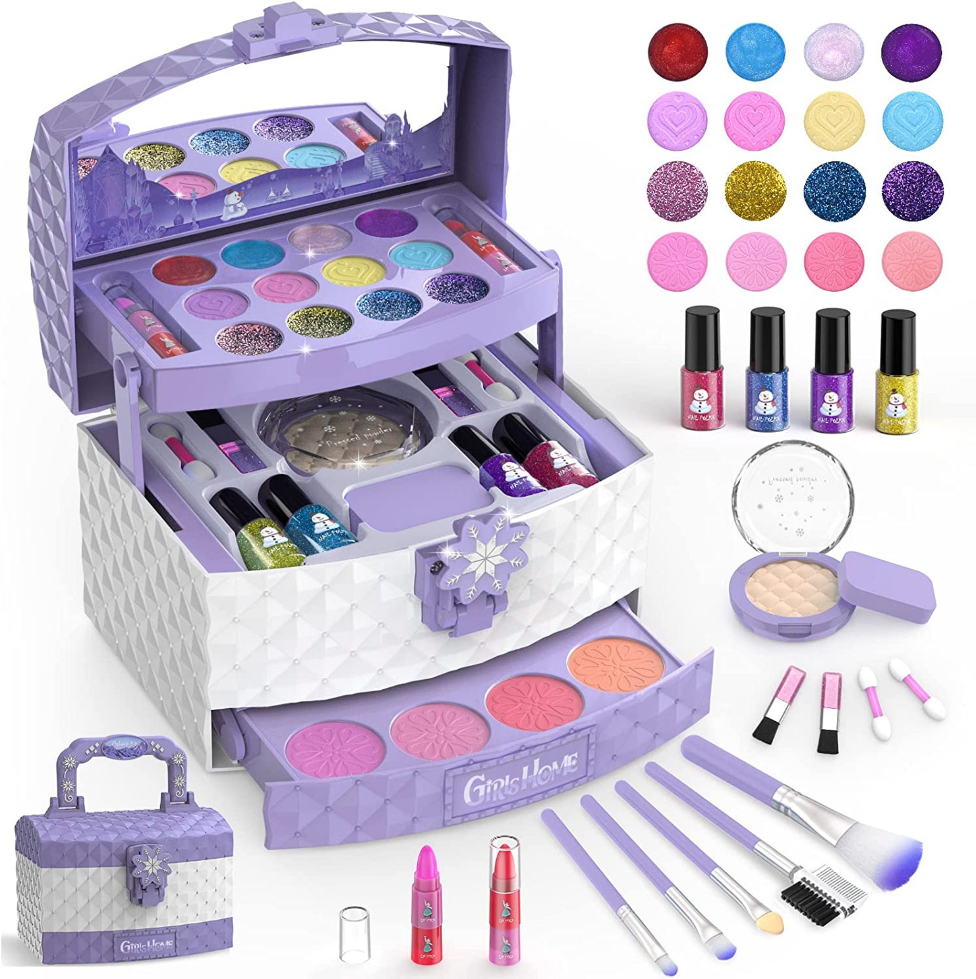 Kids Makeup Kit for Girl 35 Pcs Washable Toddler Makeup Kit - Etsy Kids Makeup Kit for Girl 35 Pcs Washable Toddler Makeup Kit - Etsy