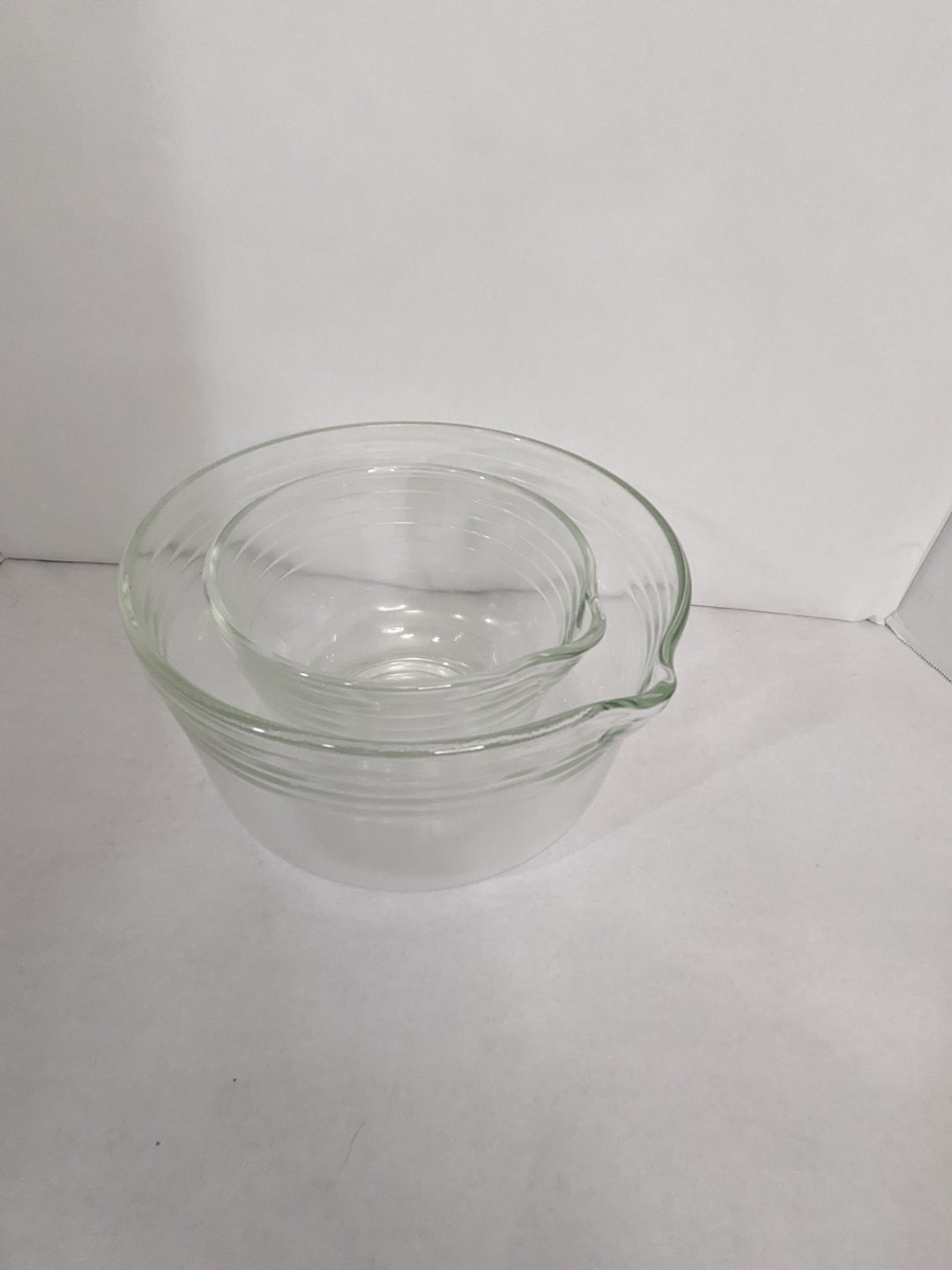 Vintage Mixing Bowls With Spouts Pyrex for Hamilton Beach Etsy