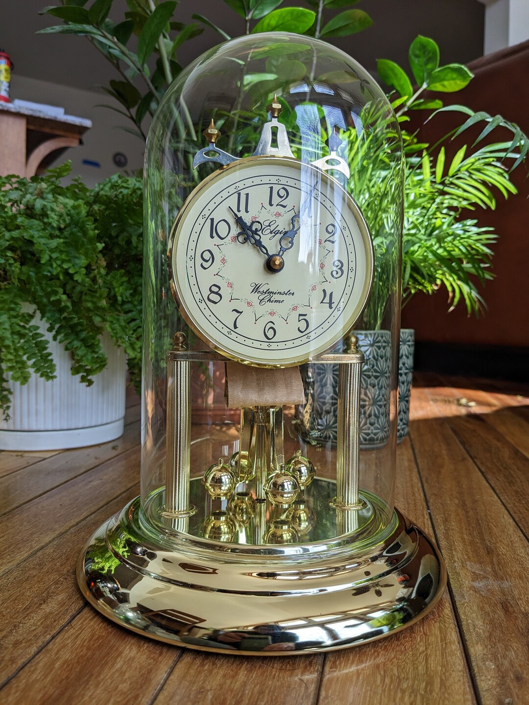 Vintage Elgin westminster Chime Fancy Clock With Etsy