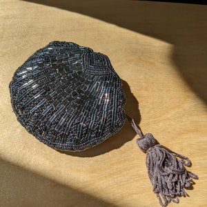 Vintage Small Amanda Smith Beaded Coin Purse Wristlet - Fantastic Piece!
