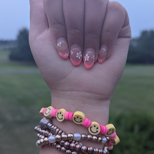 Preppy Smiley Bracelet