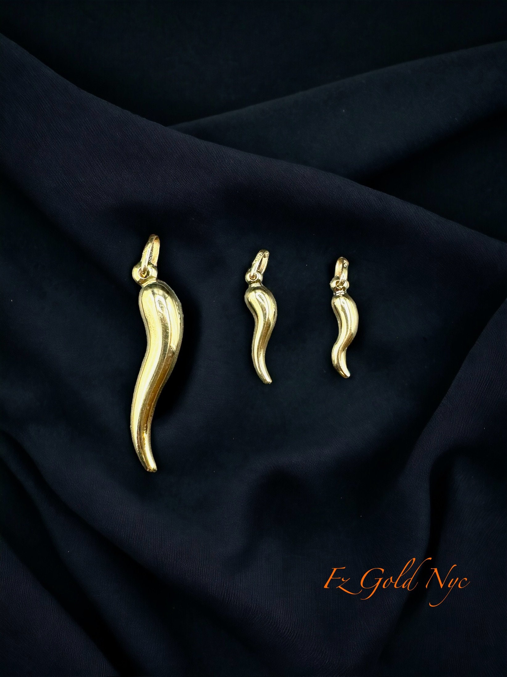 Italian Horn 10k Gold Necklace - Österreich