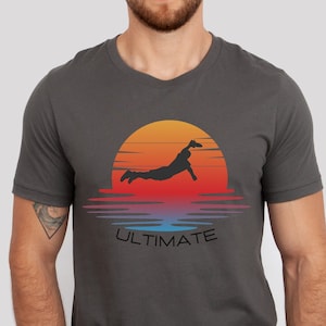 Sunset Ultimate Frisbee Shirt, Ultimate Frisbee Shirt voor heren of dames, Ultimate Shirt, Ultimate Frisbee Gift, Ultimate Frisbee Team