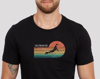 Retro Ultimate Frisbee Shirt, Men&#39;s or Women&#39;s Ultimate Frisbee Shirt, Ultimate Shirt, Gift for Ultimate Frisbee, Ultimate Frisbee Shirt
