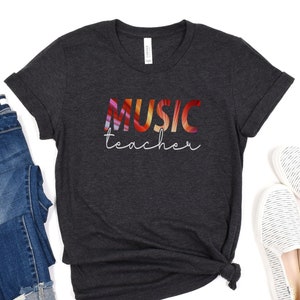Music Teacher Shirt, Music Teacher Tshirt, Teaching Music Shirt, Fun Teacher Shirts, Music Teacher Gift, Unique Music Teacher Shirt