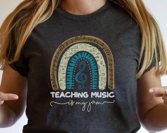 Musiklehrer Shirt, Musiklehrer Tshirt, Musikunterricht ist mein Jam Shirt, lustige Lehrer Shirts, Musiklehrer Geschenk