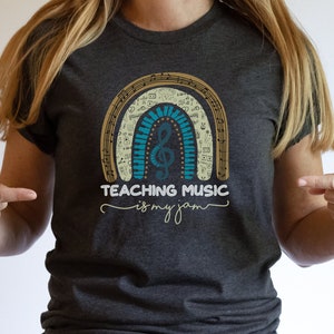 Music Teacher Shirt, Music Teacher Tshirt, Teaching Music is My Jam Shirt, Funny Teacher Shirts, Music Teacher Gift