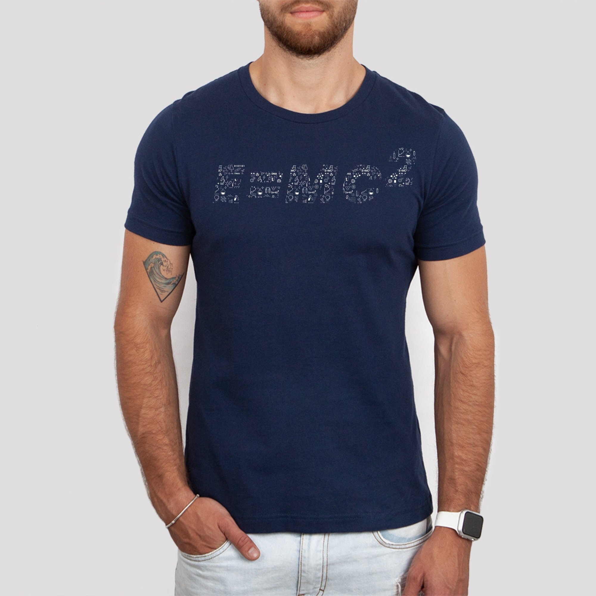 Lehrer für Wissenschaft, Wissenschaft Lehrer Geschenke, Wissenschaft Shirt, Wissenschaft Geschenke, Spaß Wissenschaft Shirt, E = MC2 Shirt