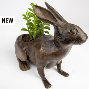 Rabbit Bowl, Flower Pot, Succulent Planter, 3D Printed, Wooden Dish