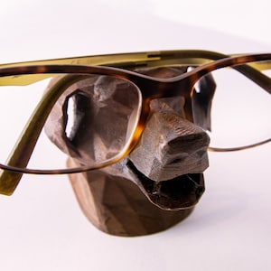 3D Printed Wood Dog Glasses Holder: Unique Eyeglass Stand