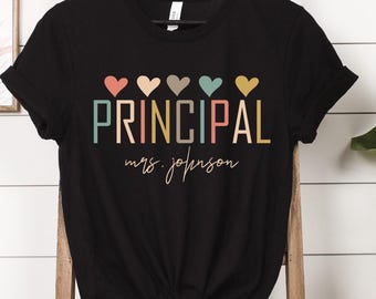 Principal Shirt, Back To School Shirts, Teachers Day Gift, Gift for Principal, Teacher Appreciation Shirt, Best Teacher Shirt, Teacher Tees