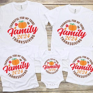 Family Thanksgiving 2024 Shirts, Thankful For My Family Shirt, Thanksgiving Dinner Shirt, Matching Thanksgiving Shirts, Turkey Family Shirt