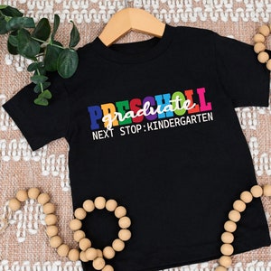 Preschool Graduate Shirt, Preschool Grad Shirt, Preschool Graduation Shirt, Kindergarten Shirt, Back to School Shirt, Hello Kindergarten