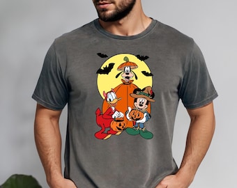 Comfort Colors Disney Halloween Shirt, Disney Spooky Season Tee, Halloween Pumpkin Shirt, Vintage Disney Halloween Tee, Halloween Gift Shirt