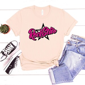 Rock Star Shirt, Rock Lover Shirt, Concert T-shirt, Rock and Roll Gift, Rock Music T-shirt, Music Lover Tee, Christmas Gift, Rocker T-shirt image 2