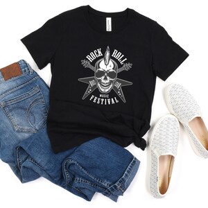 Rock Roll Shirt, Rock N Roll, Rock Roll Tshirt, Guitar Shirt, Rock Music Shirt, Rocker Gift, Rock Shirt, Gift For Rock Music Lover